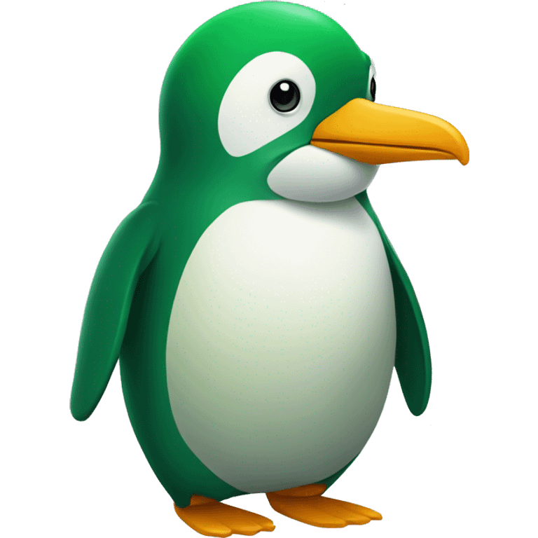 green pinguin emoji