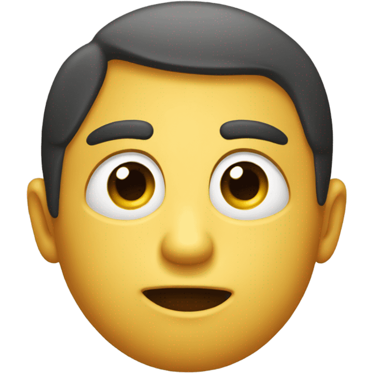 An emoji side eyeing and rolling their eyes  emoji