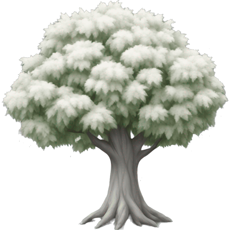 White tree emoji