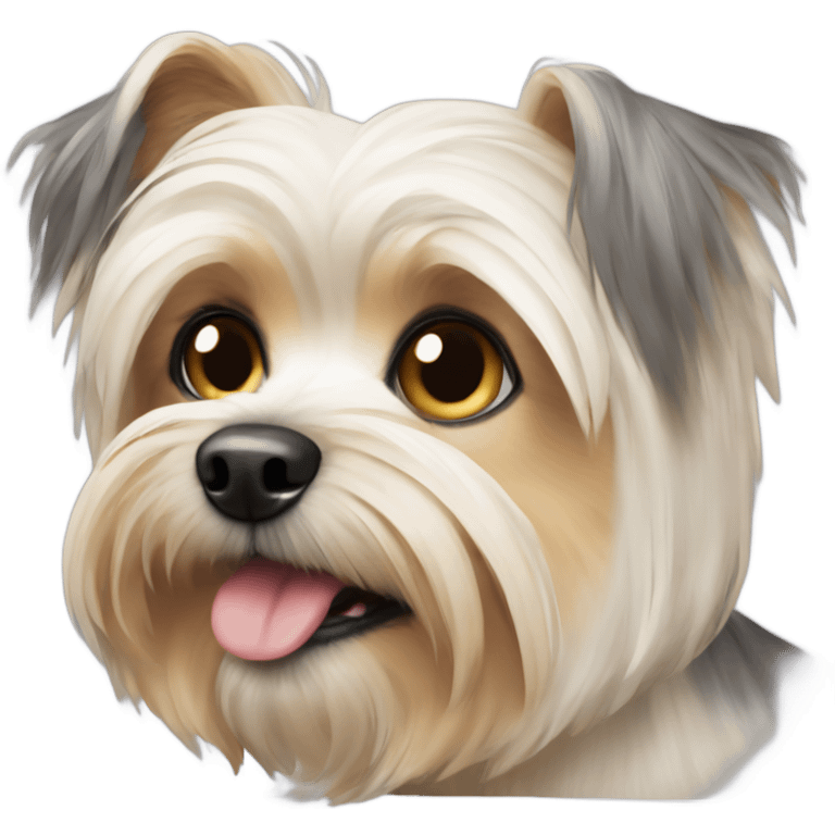 dog morkie emoji