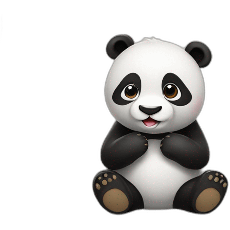 A panda said OK! emoji