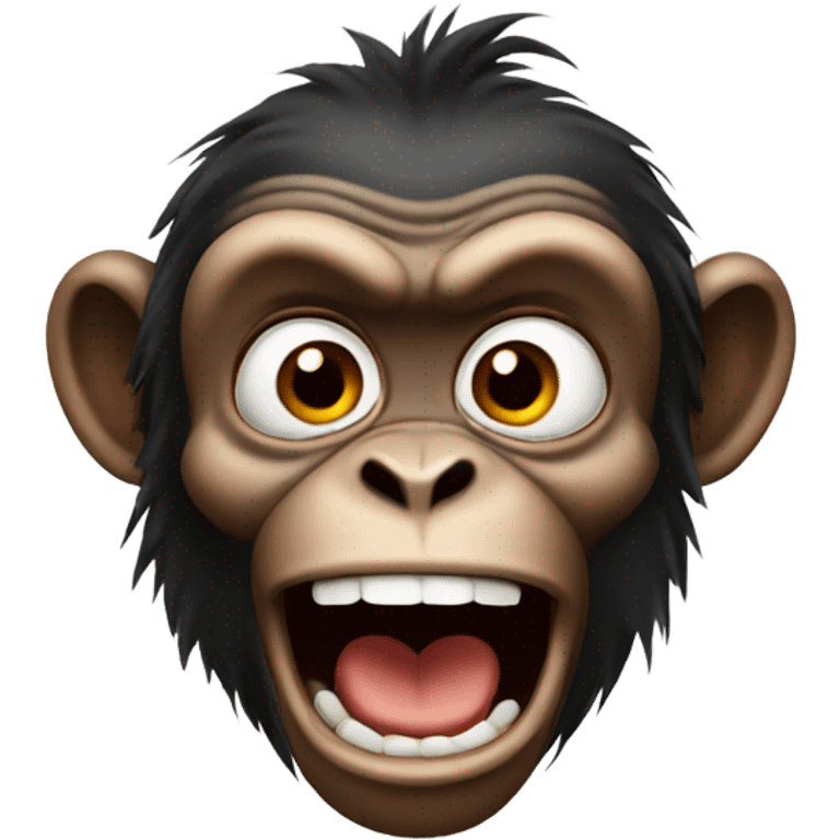 monkey going crazy emoji