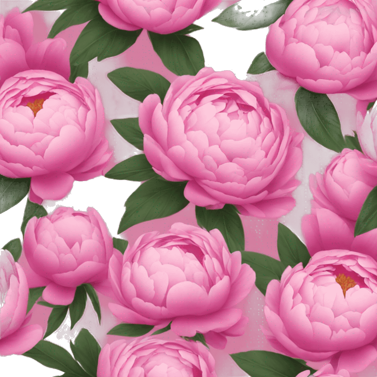 bouquet of peonies emoji