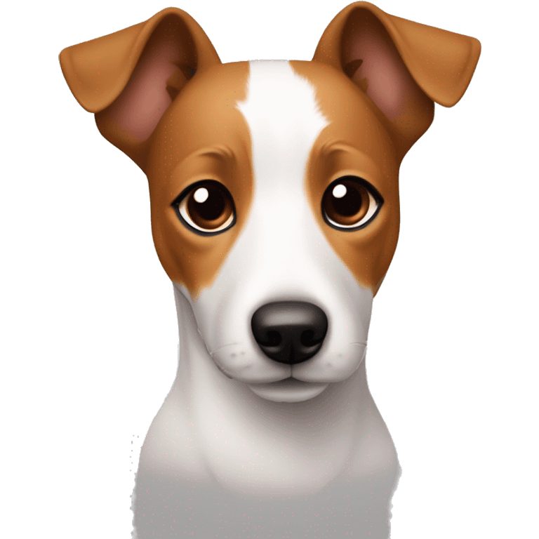 perro jack russel con manchas color caramelo emoji