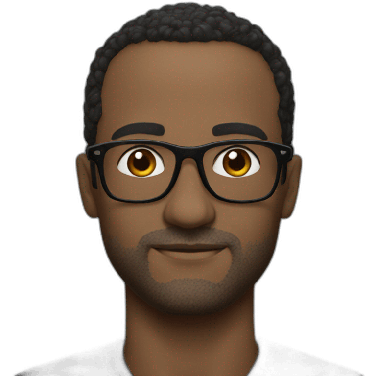 Fabien galtié big black glasses emoji