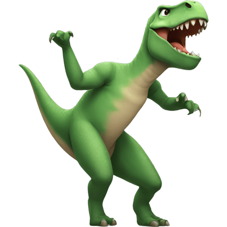 Dino dancing  emoji