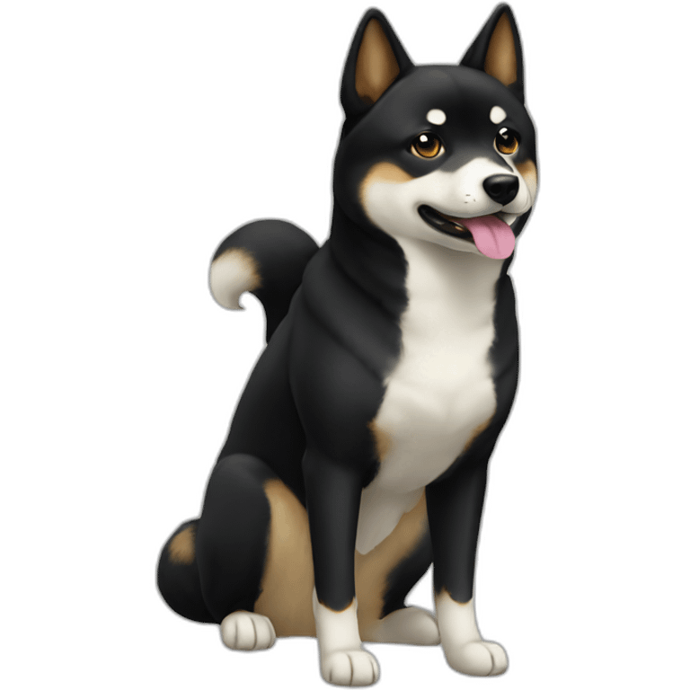 big-black-shibainu emoji