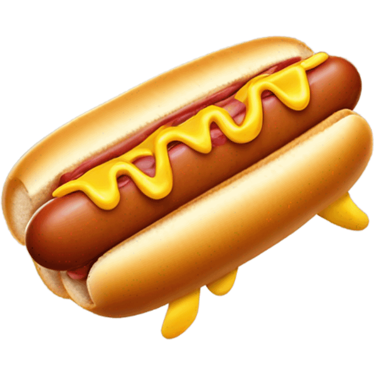 Hot dog dancing emoji