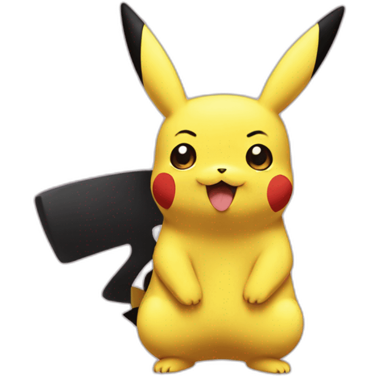 Pikachu coquin emoji