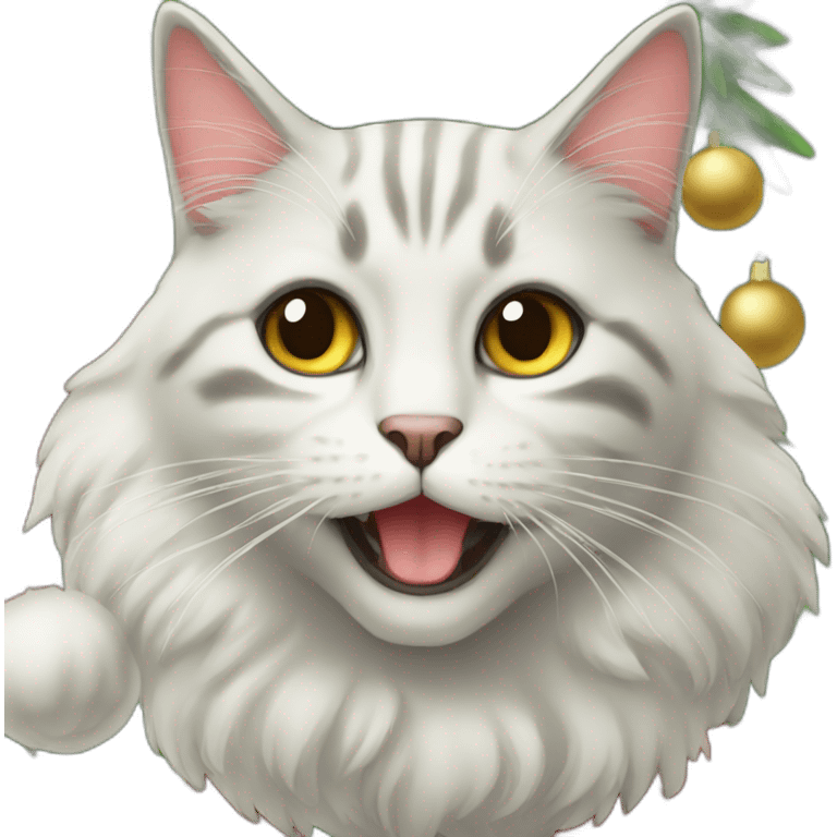 christmas tree cat emoji