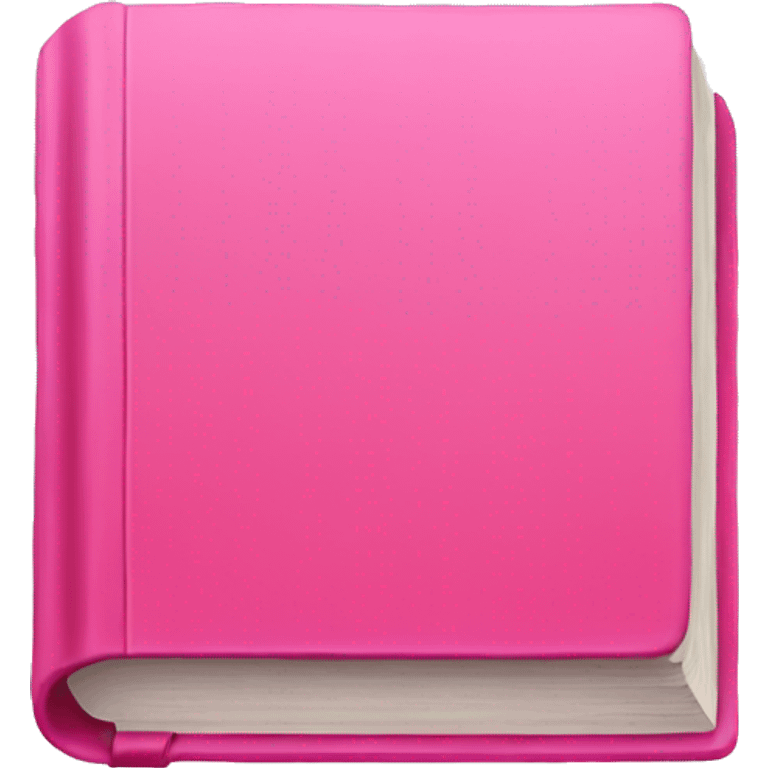 Pink book emoji