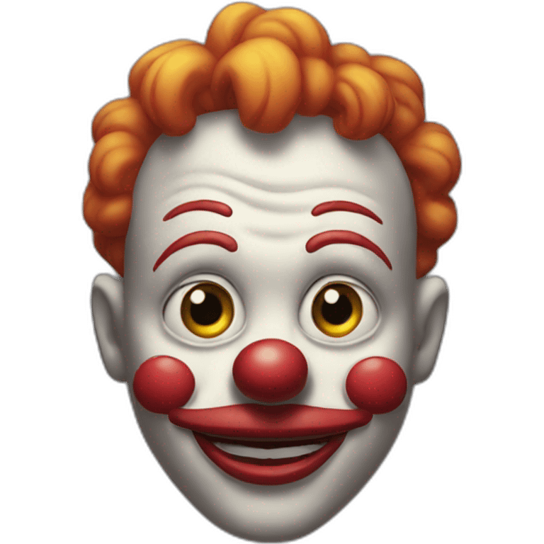 Mind blown clown emoji