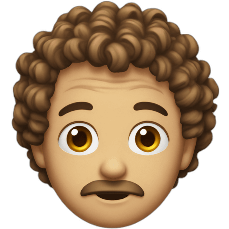 Papara curly mad emoji