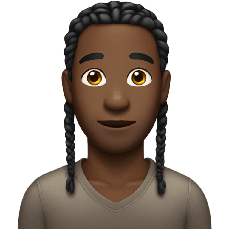 Black men with braids  emoji