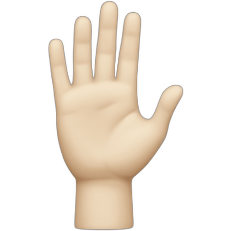 Raising hand to the top emoji