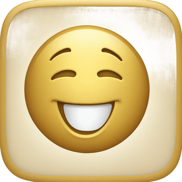 Golden speaking emoji emoji