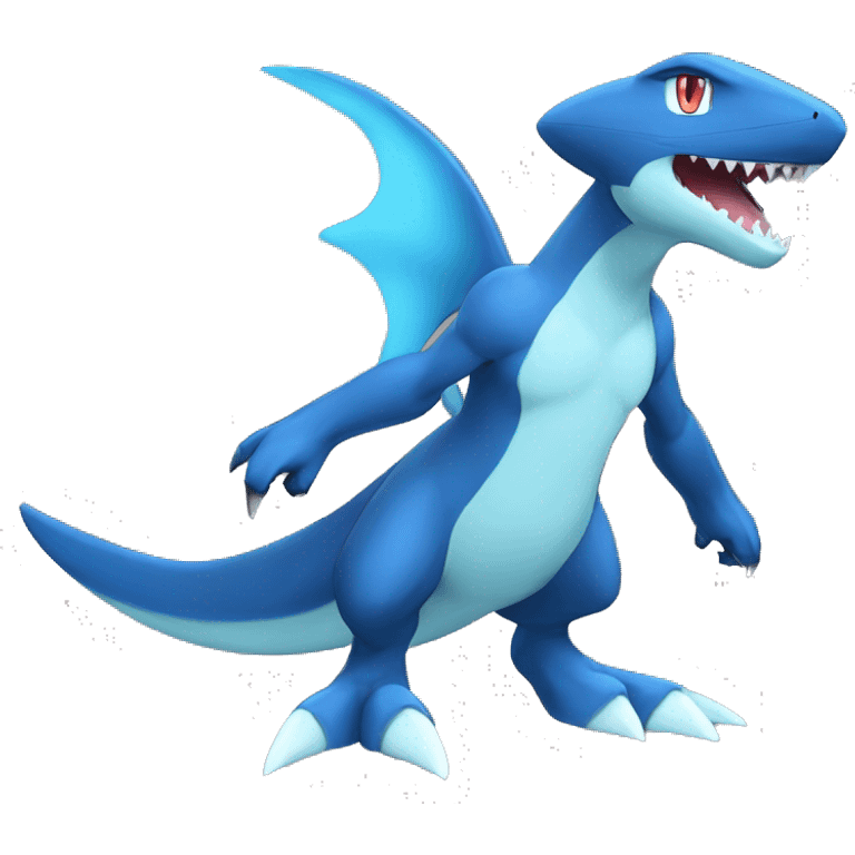 Sharpedo-Gabite-Lucario-Salamence full body emoji