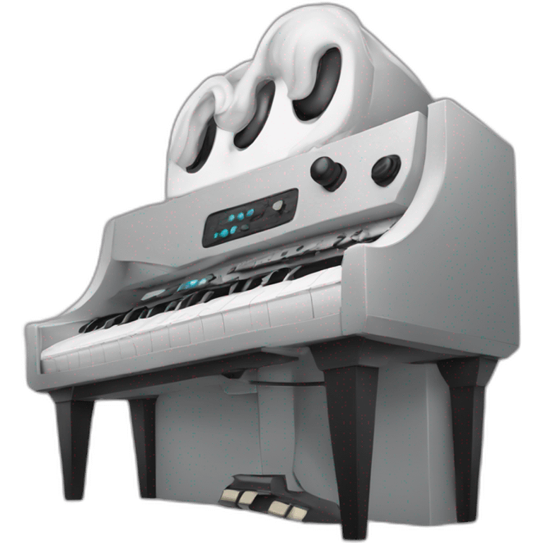 synth withe emoji