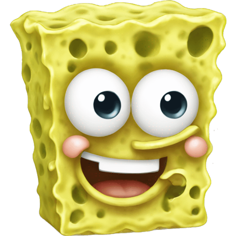 cute and smooth spongeBob emoji