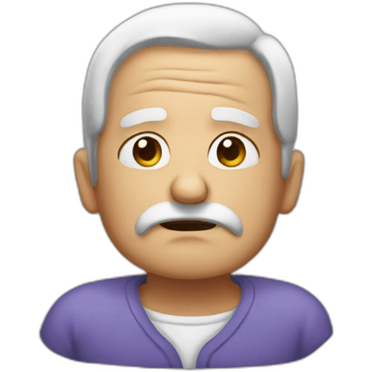 sick old emoji