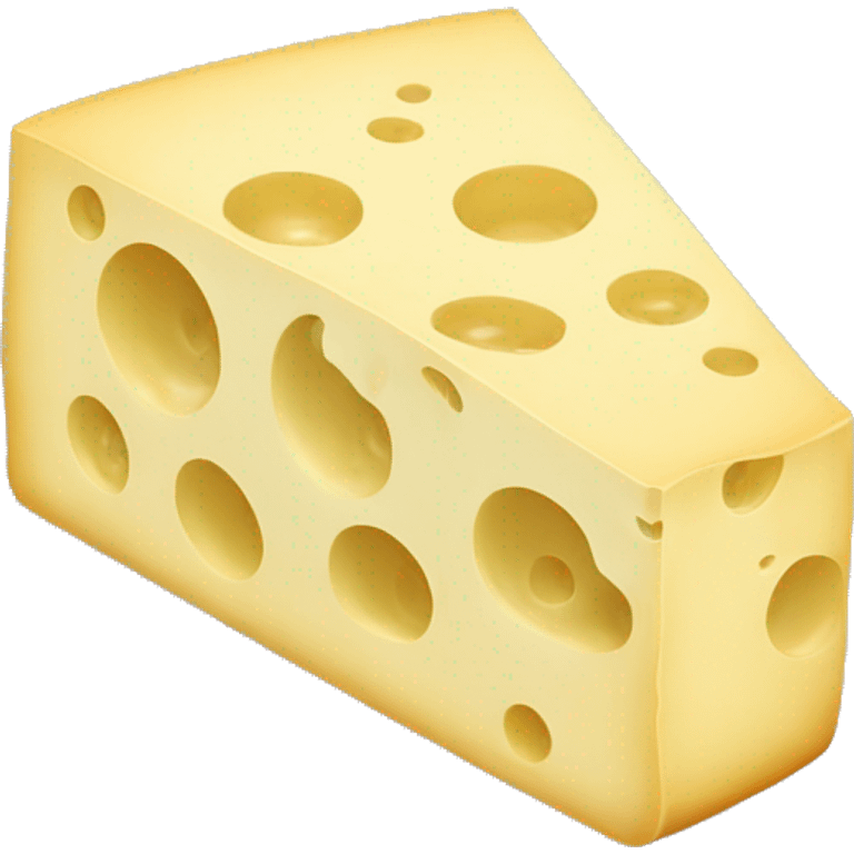 Swiss cheese slice emoji