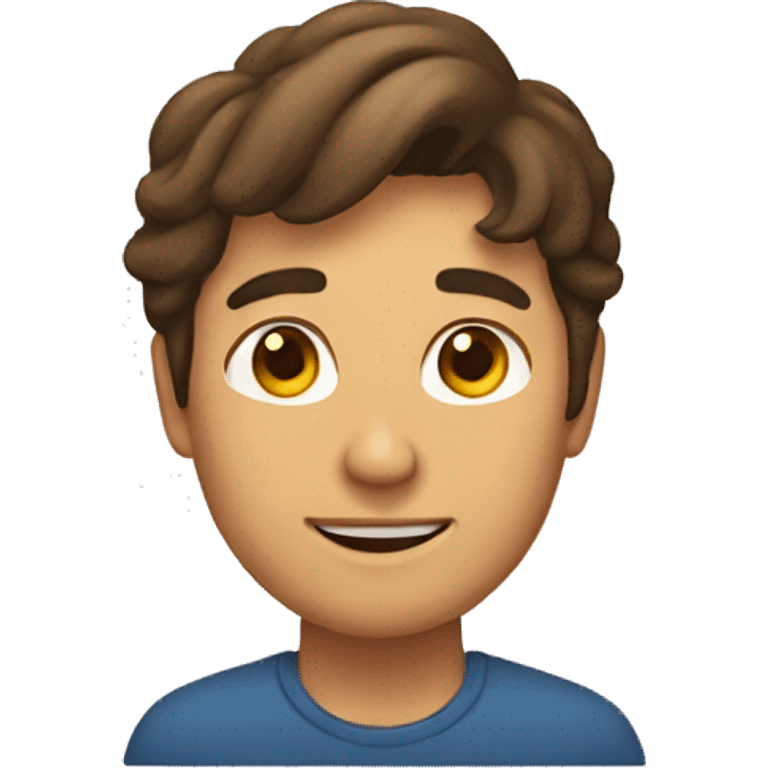 Hombre acaricia a mujer  emoji