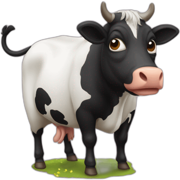 Mouche sur vache emoji