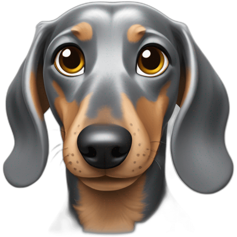 silver-dapple-dachshund emoji