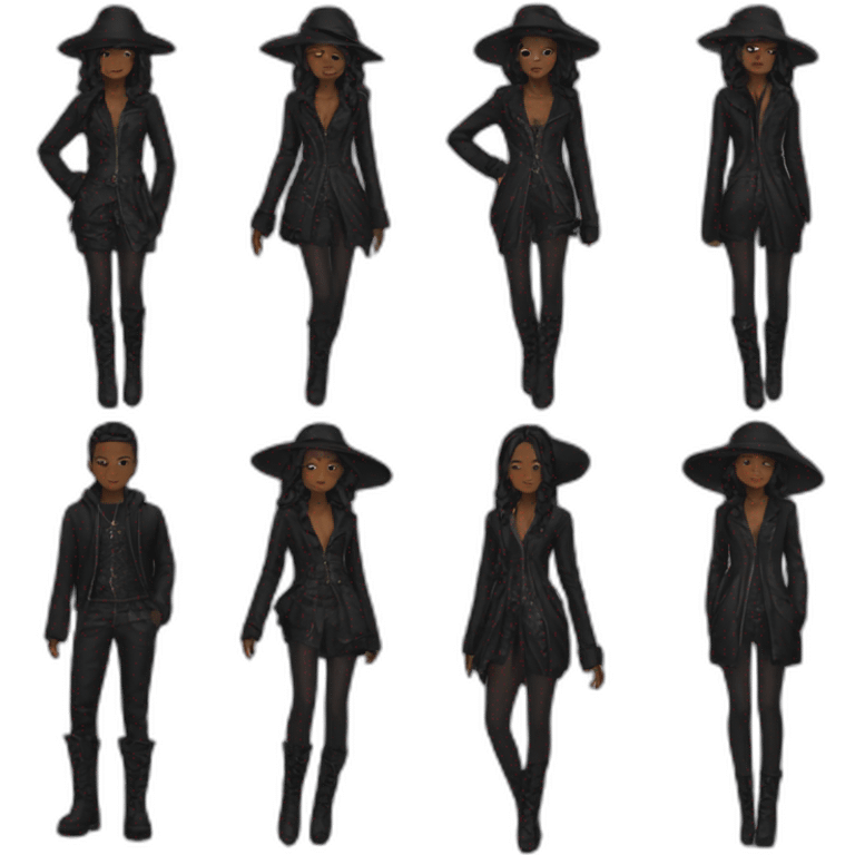 Fashion dark opium outfits  emoji