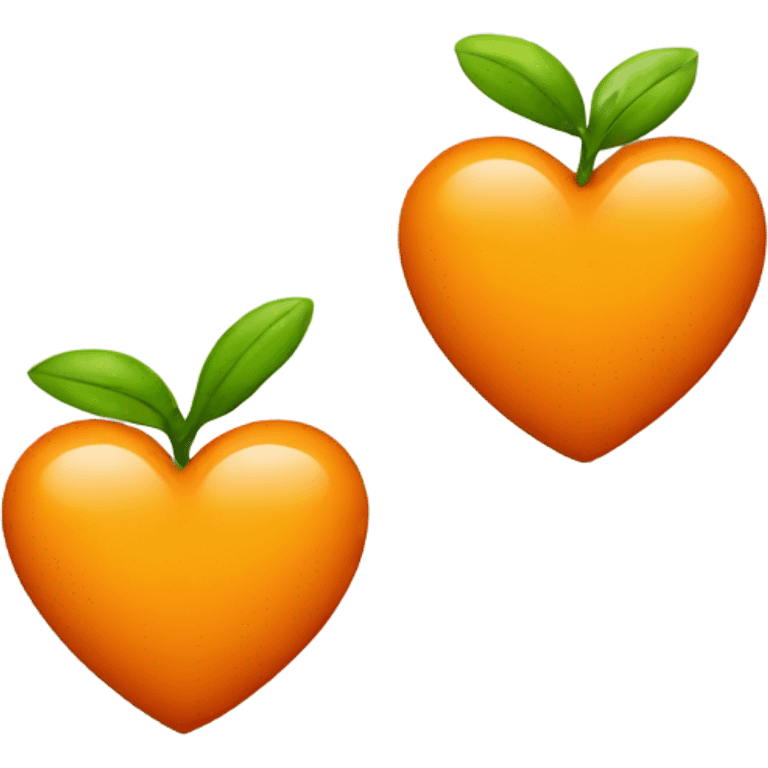 orange heart emoji