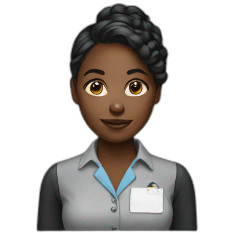 Black girl project manager emoji