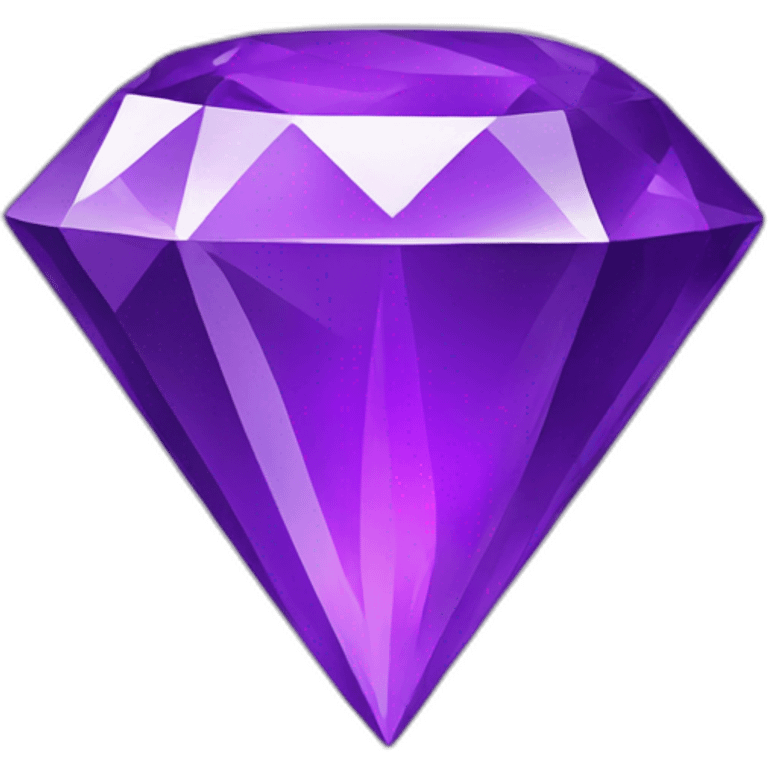 Purple diamond  emoji