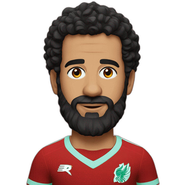 mo salah Liverpool Kit emoji