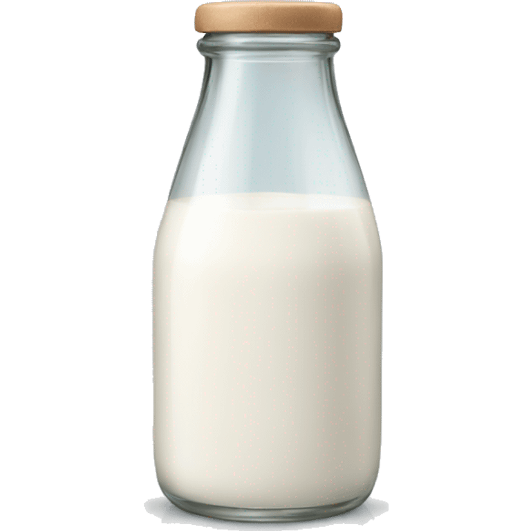 glass milk bottle emoji