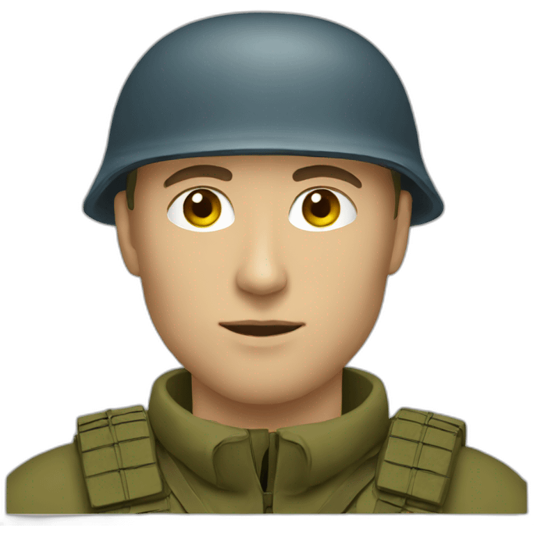 Ukrainian soldier  emoji