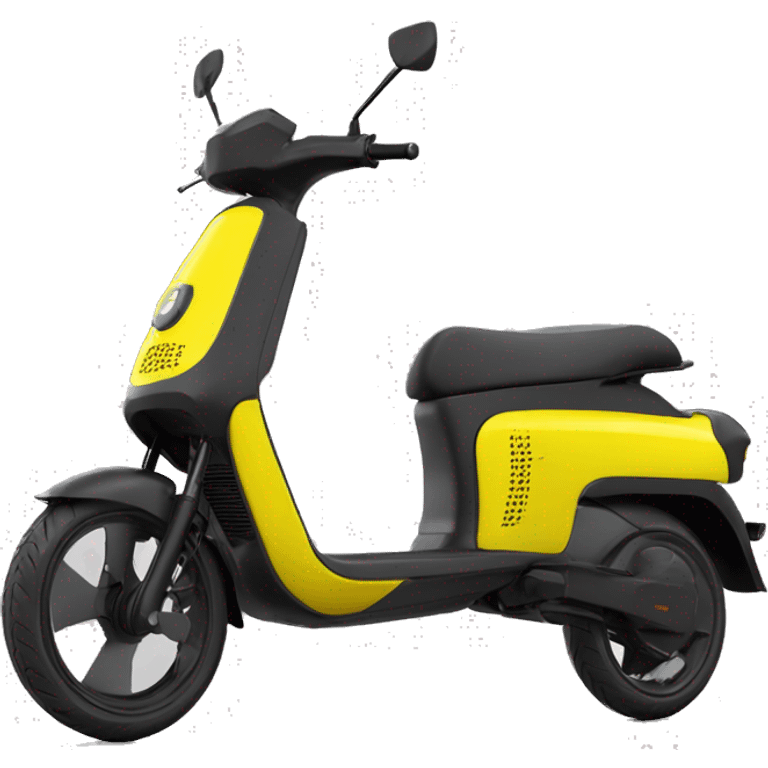 Electric yellow whoosh yellow scooter xiaomi SL90 emoji