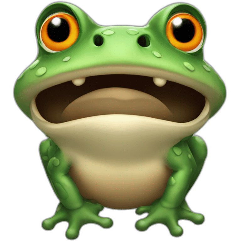 Toad logo for motorbike jacket emoji