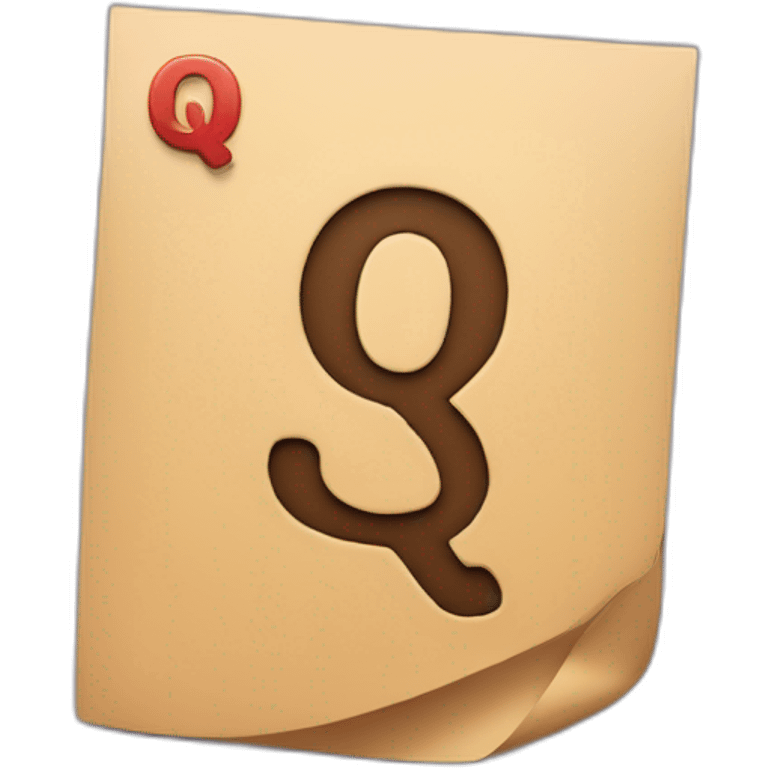 Letter q plus 15 emoji