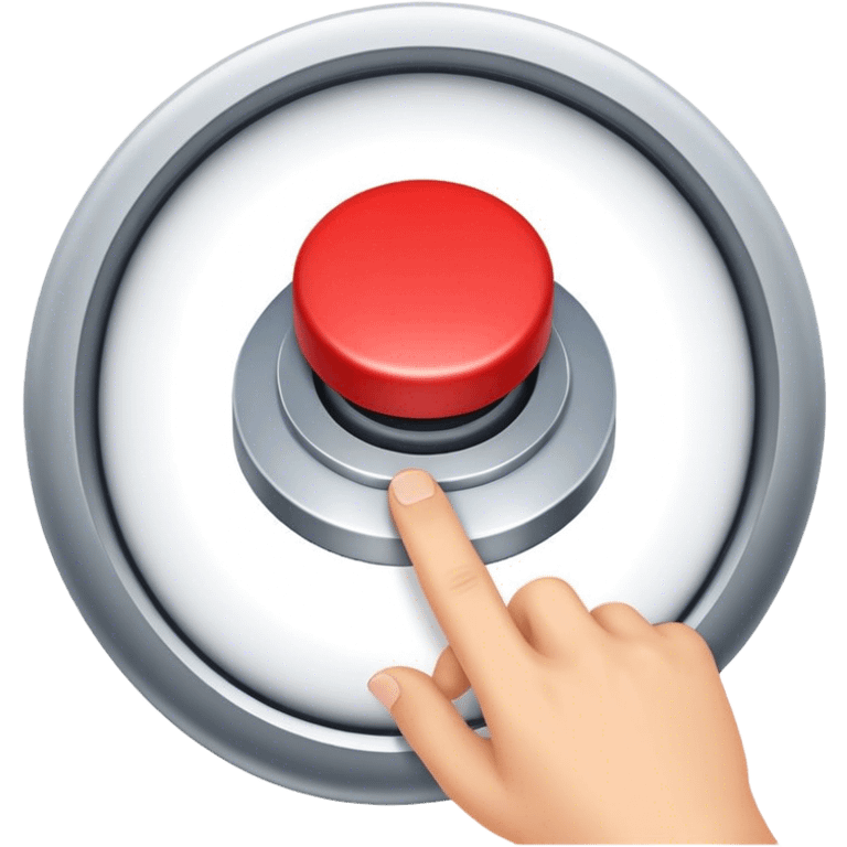 red button pressed emoji