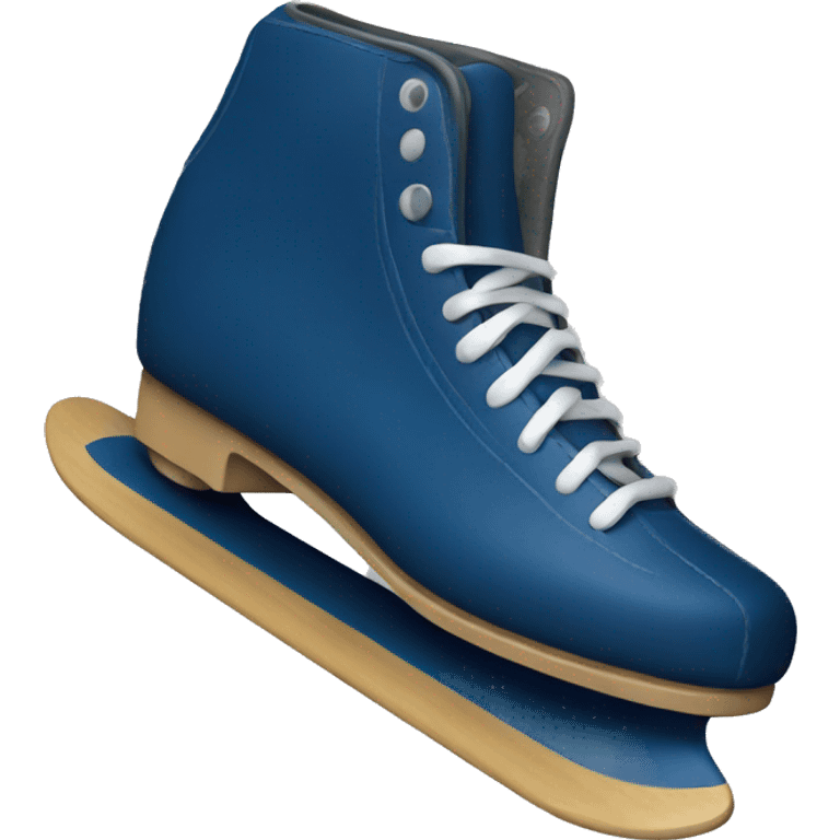 skate dark blue emoji