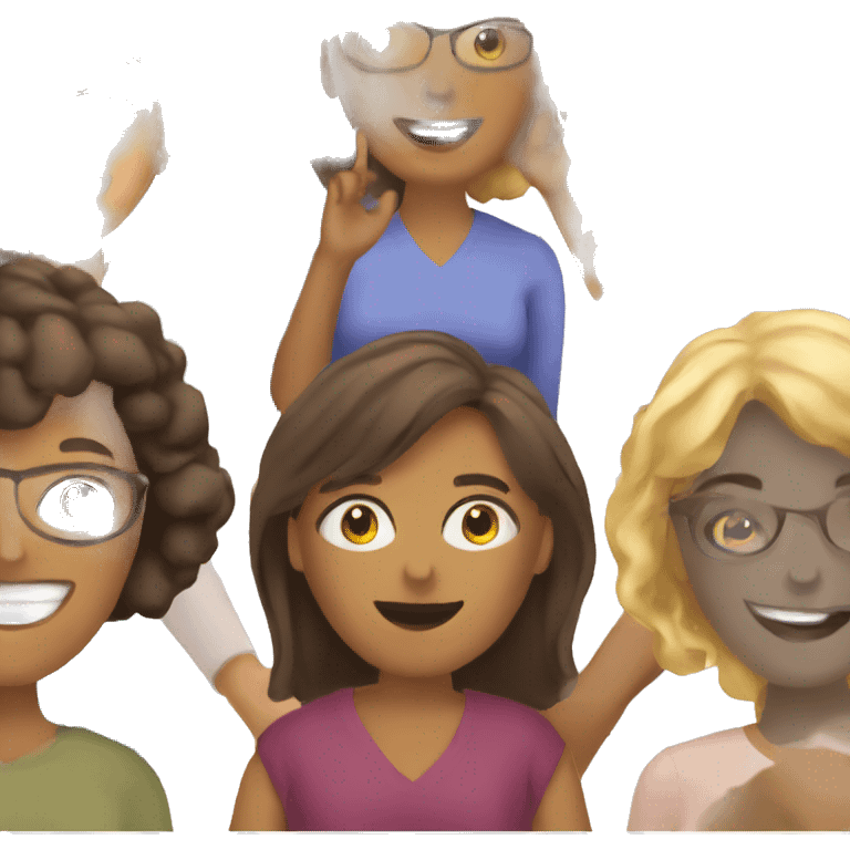 Online Group coaching women support circle  emoji