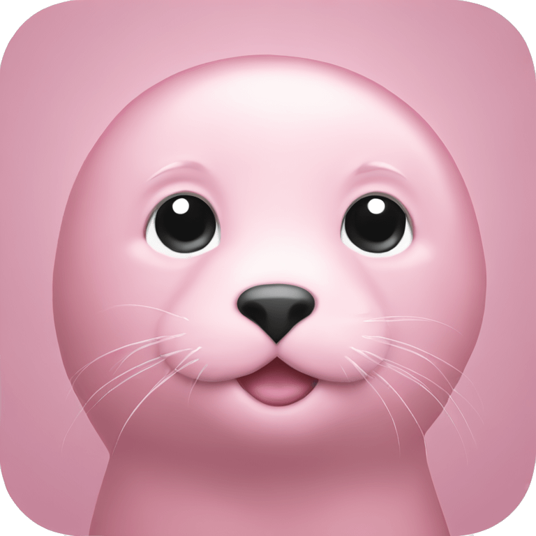 Light pink seal emoji