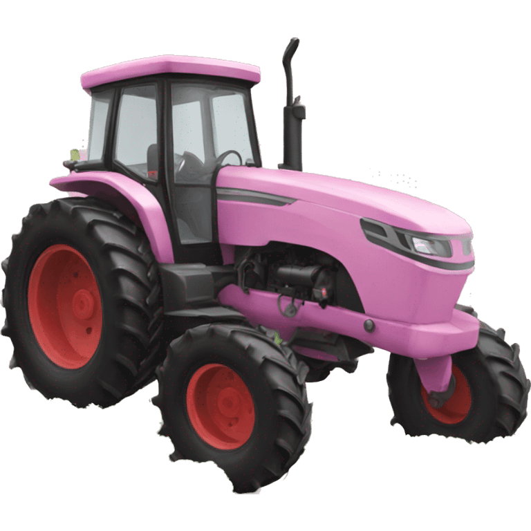 Tractor rosa emoji