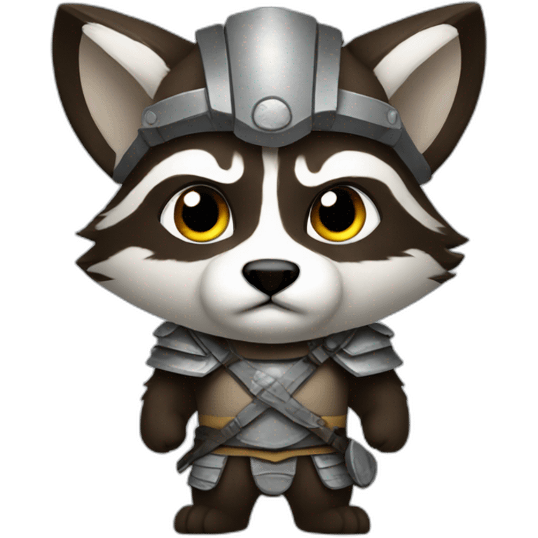 warrior trash panda emoji