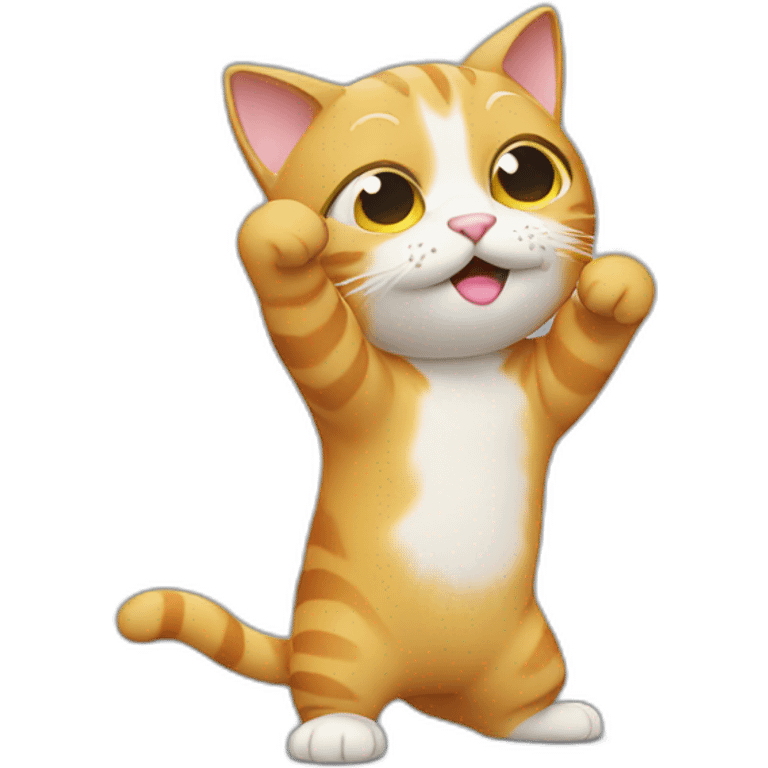 Cat dab emoji