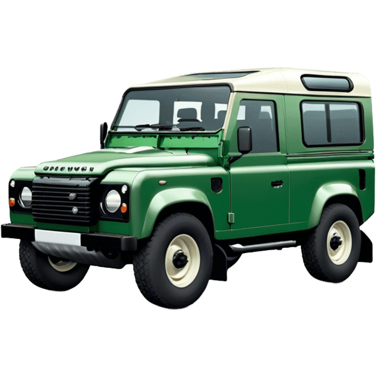 Land Rover Defender - Land Rover (Model Year: 2022) (Iconic colour: Green) emoji