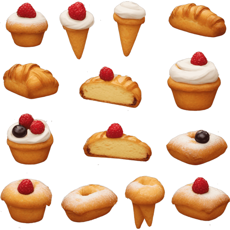 pastries emoji