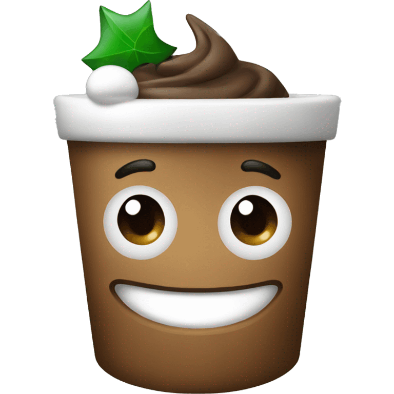 Christmas coffe emoji