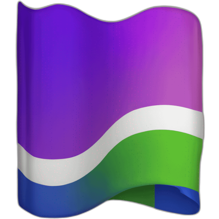 Drapeau bisexuel emoji