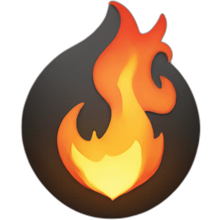 wordpress logo on fire emoji